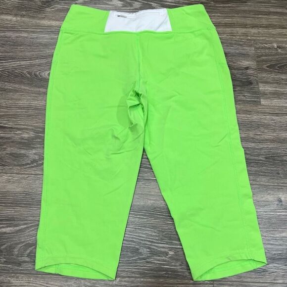 Ralph Lauren performance bright green capri shorts - Picture 3 of 5